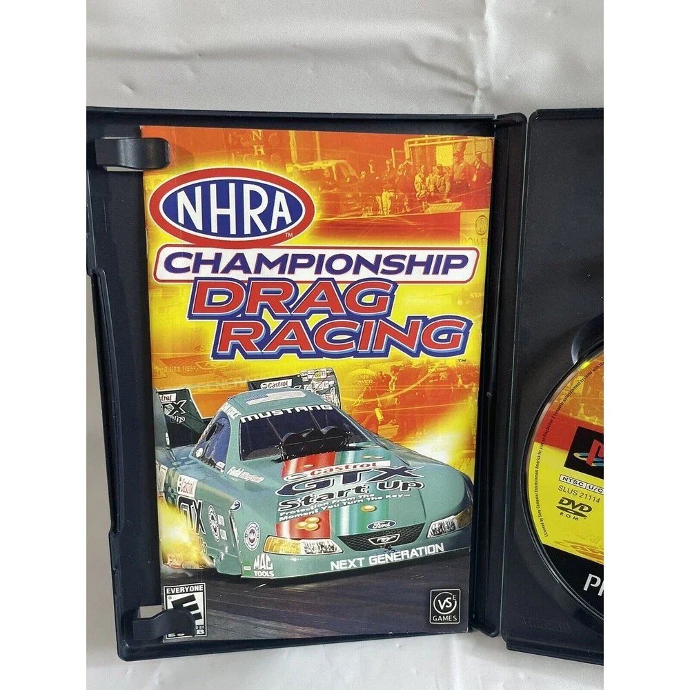 Nhra Championship Drag Racing Game (PlayStation 2, PS2) Tested Working